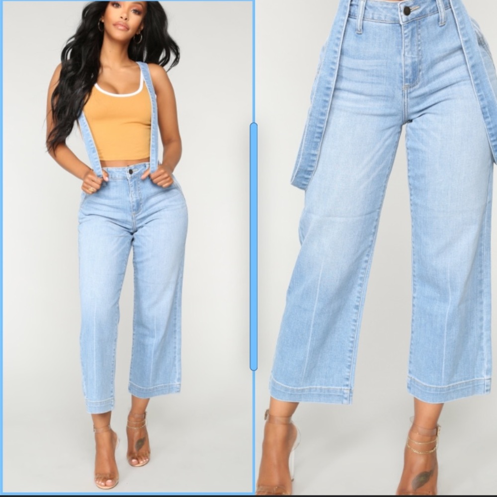 Fashion Nova oval Overalls NWT